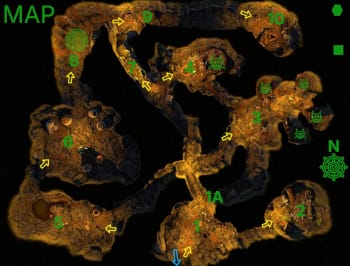 Role Playing Game cavern map 